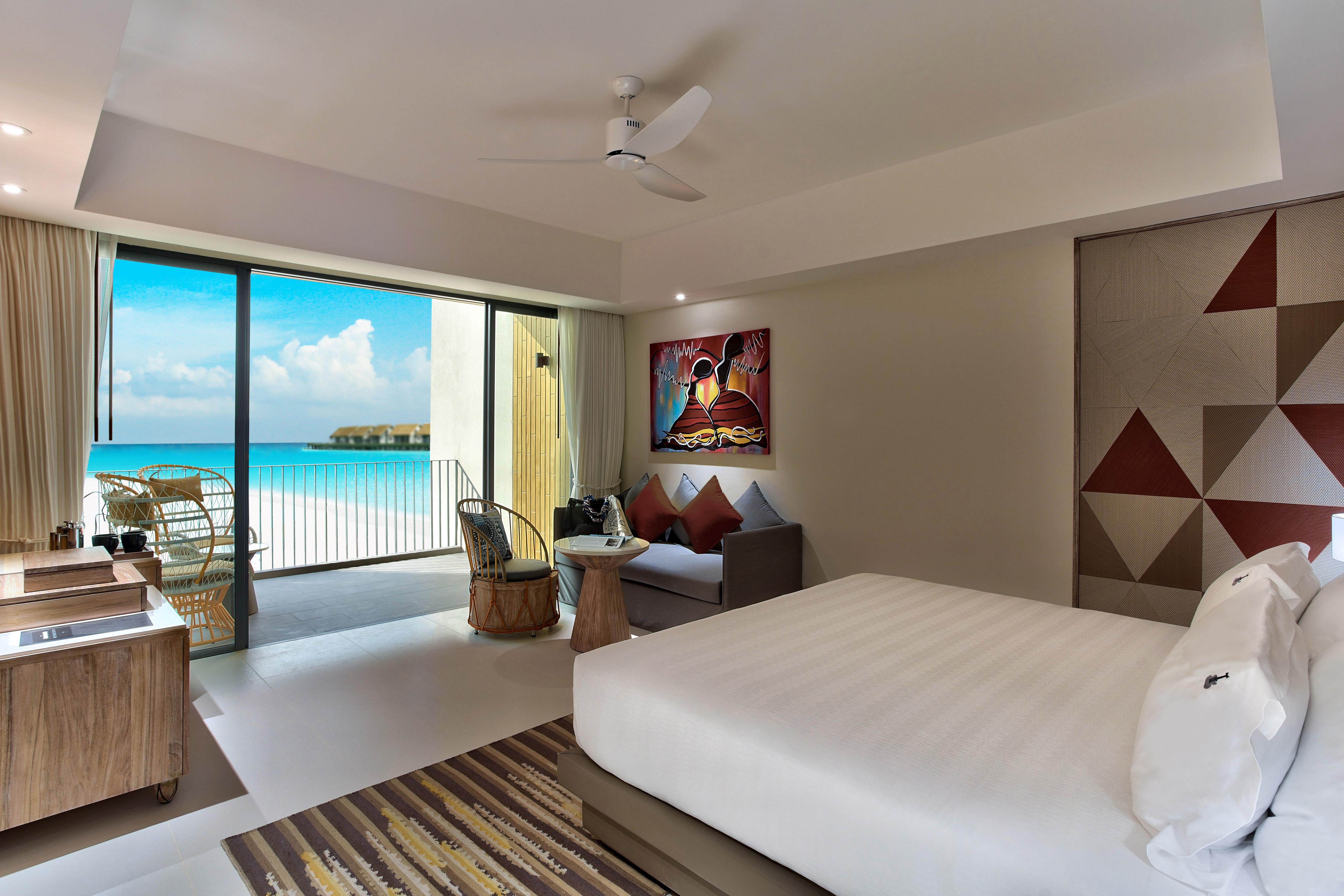 马尔代夫硬石酒店 Emboodhoo Lagoon 外观 照片 Deluxe Ocean View