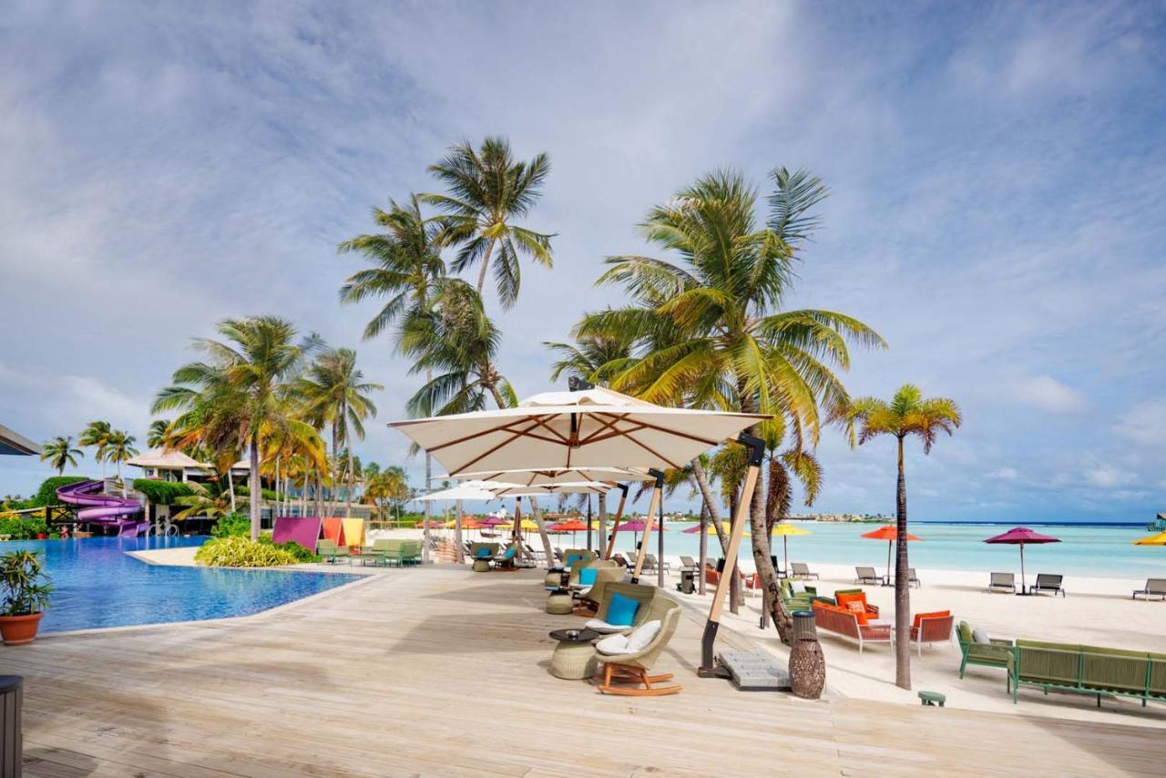 马尔代夫硬石酒店 Emboodhoo Lagoon 外观 照片 The beach at the W Maldives